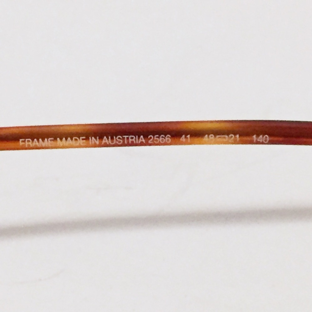 Vintage Christian Dior 2566 tortoise round frames - Picture 4 of 6